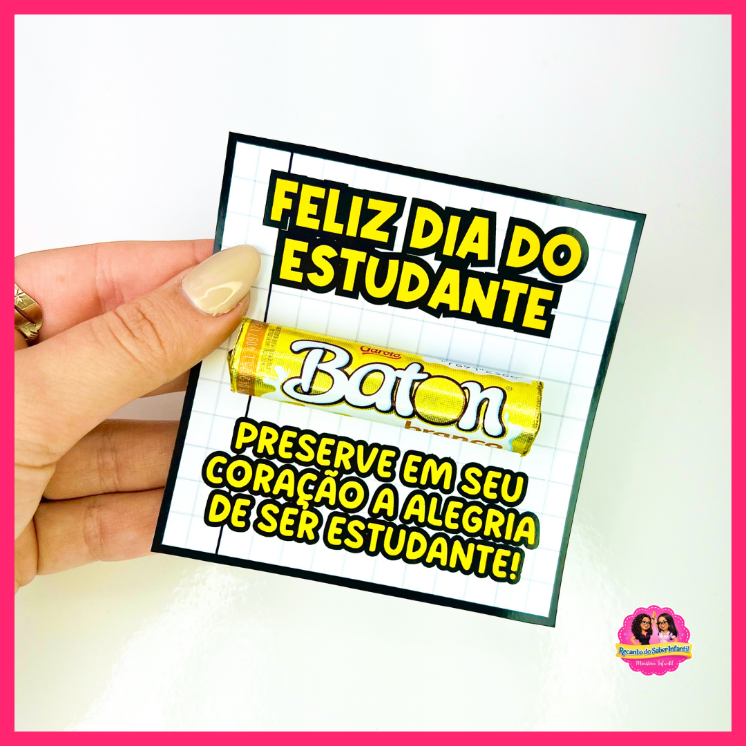 Kit Lembrancinhas Dia do Estudante - Imagem 2