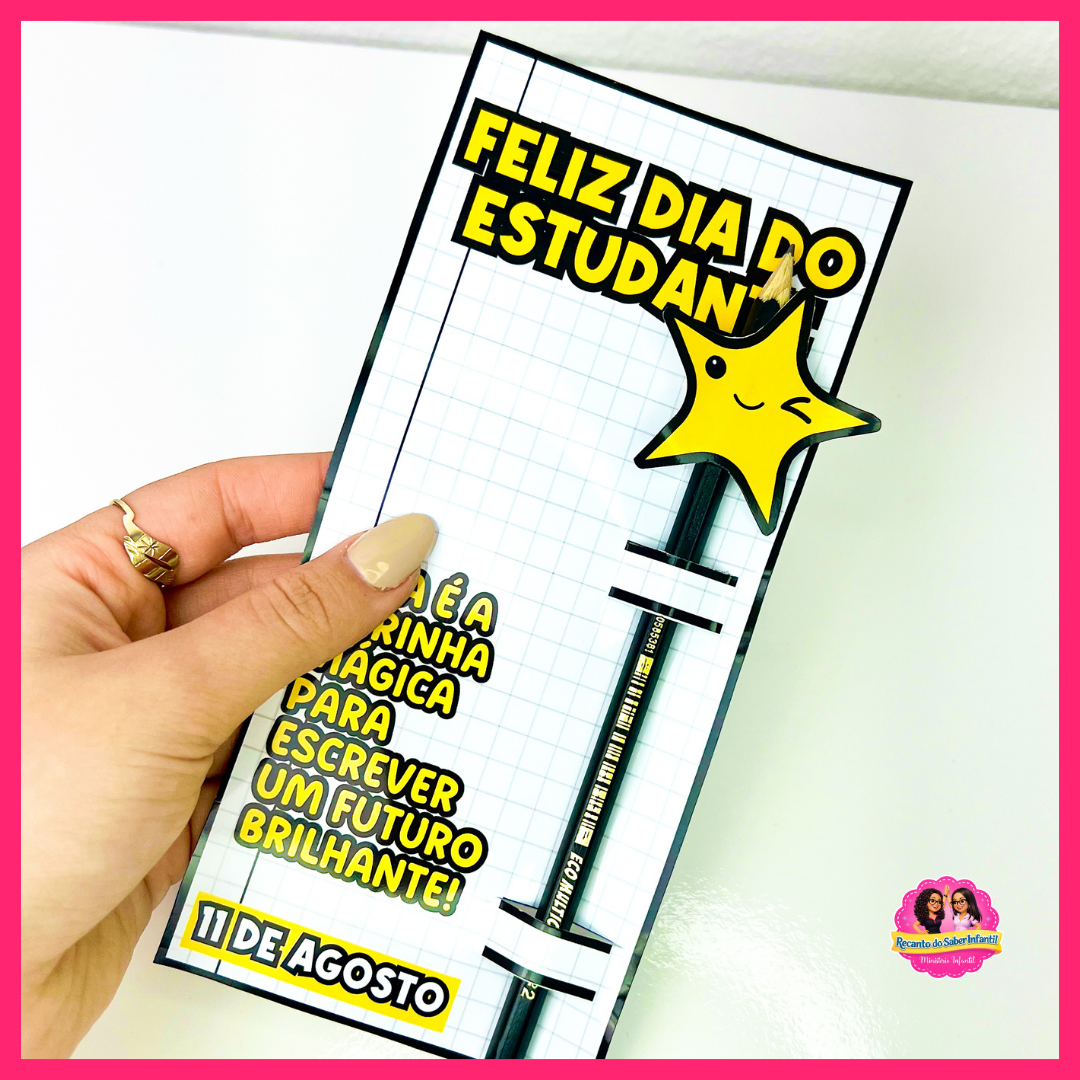Kit Lembrancinhas Dia do Estudante - Imagem 3