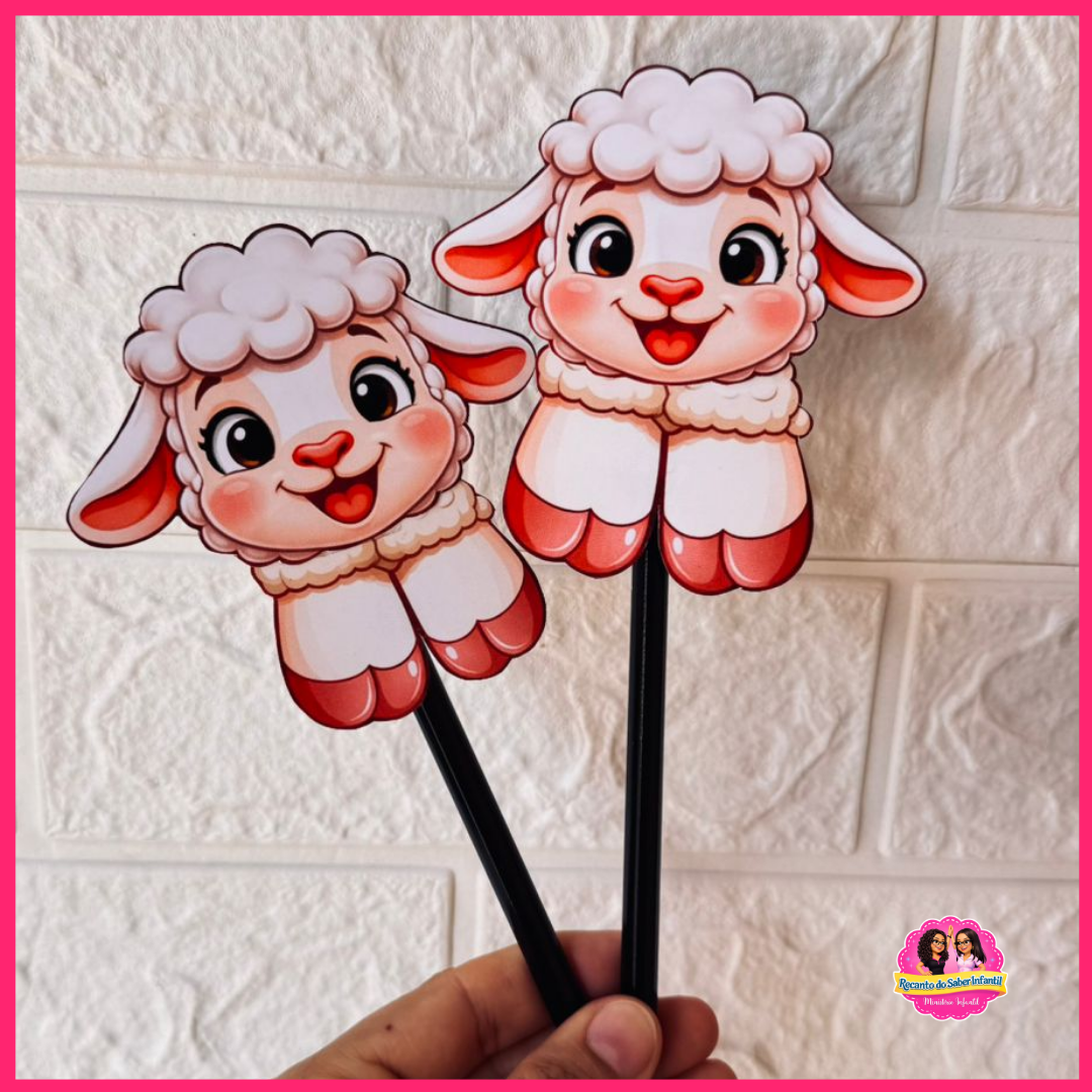 Saquinho de Pipoca – Ovelhinha de Páscoa - Imagem 2