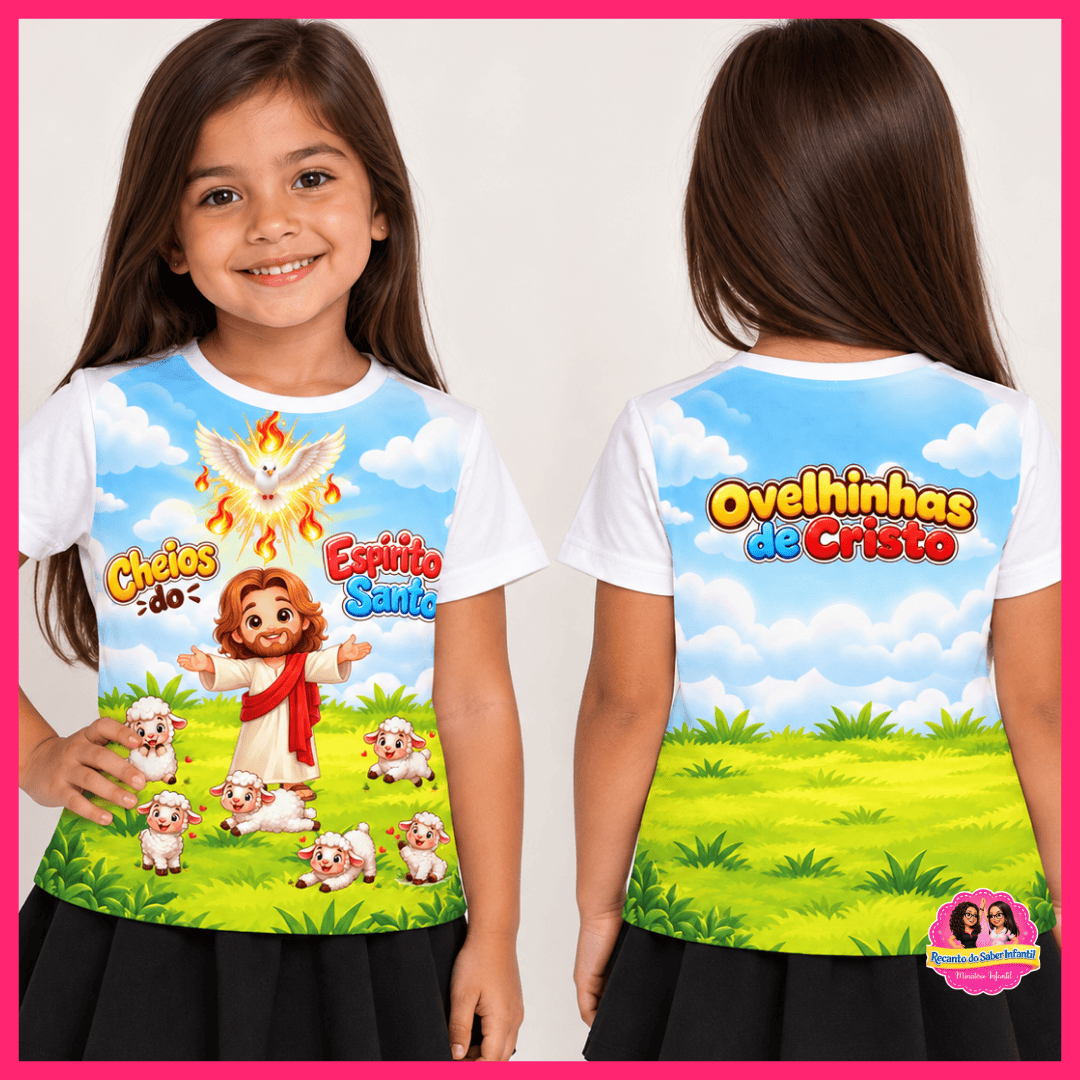 Arte da blusa "Cheios do Espirito" - Imagem 2