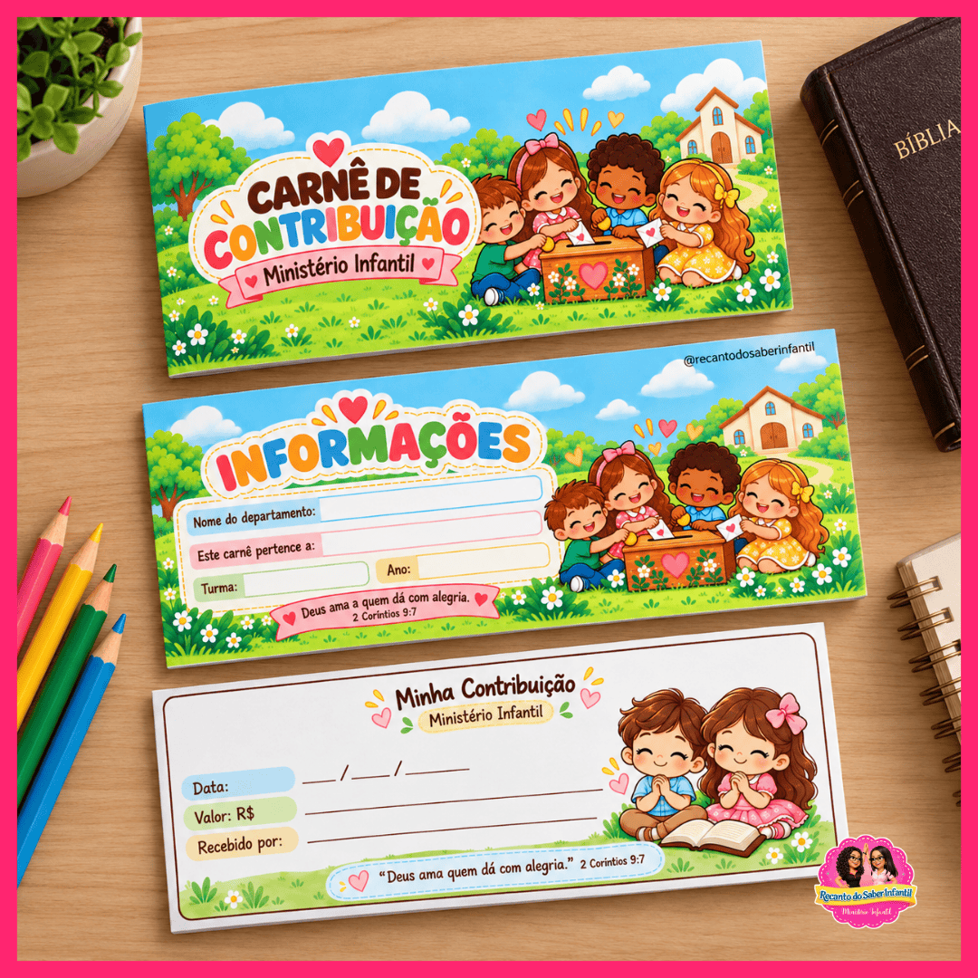 Carnê de Contribuição Infantil 002 - Imagem 2